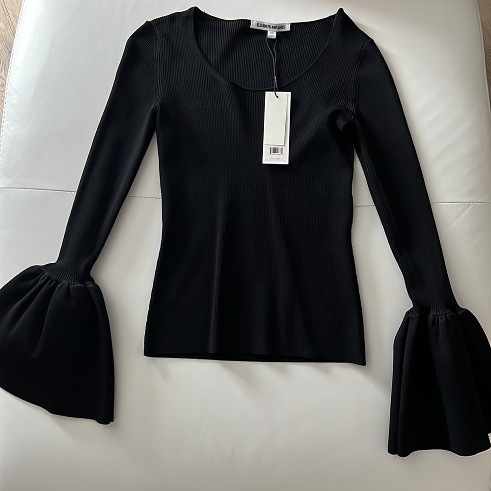 NWT Elizabeth and James black top